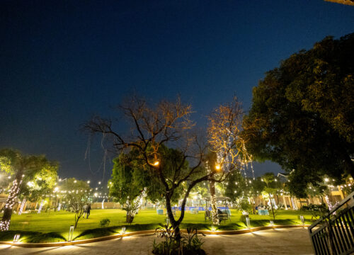 Bhandirvan Central lawn