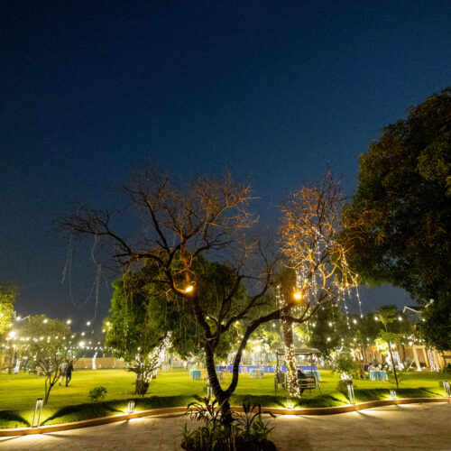 Bhandirvan Central lawn