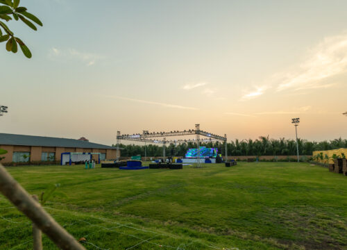 Nidhivan party lawn